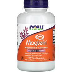 Now Foods D-vitaminer Vitaminer & Kosttilskud Now Foods Supplements Magtein, Magnesium L-Threonate, Cognitive 180 pcs