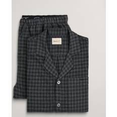 Gant Ternede Undertøj Gant Herre Pyjamasbukser og -skjorte af flannel gaveæske Grå