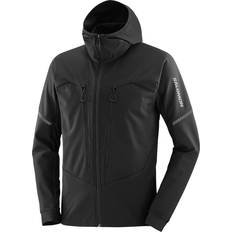Salomon Elastan/Lycra/Spandex Jakker Salomon Men's MTN Softshell Jacket, XL, Deep Black