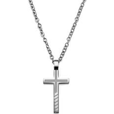 Lucleon Halskæder Lucleon Cross Necklace - Silver