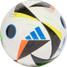 Adidas Fodbolde adidas Euro 2024 Mini Football - White / Black / Glow Blue