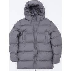 Rains Dame - Parkaer Jakker Rains Alta Puffer Parka Grey