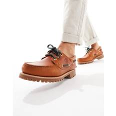 Brun - Herre Sneakers Timberland 3-eye Lug Handsewn Boat Shoe For Men In Brown Brown