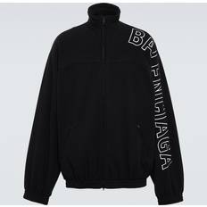 Balenciaga Polyester Jakker Balenciaga Oversized jacket black