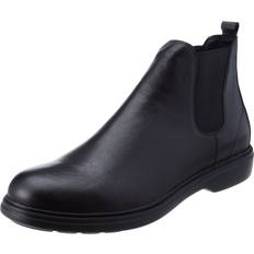 Geox Herre - Læder Støvler Geox Men's Chelsea Ankle Boots, Black
