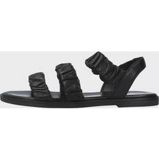 Geox 39 Klipklappere Geox Woman Sandals Black Sheepskin