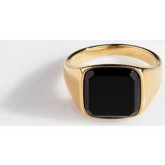 Smykker Northern Legacy Ring Onyx Signature Black Gold