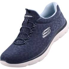 Skechers Dame Sneakers Skechers Summits Slip On Damen blau