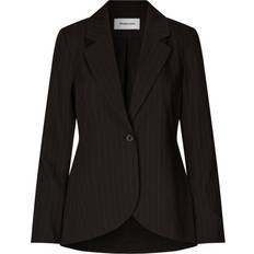 Modström Blazere Modström GraysonMD Blazer, Chocolate Pinstripe