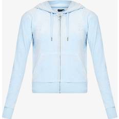 Juicy Couture Sweatere Juicy Couture Robertson Classic Velour Hoodie powder blue
