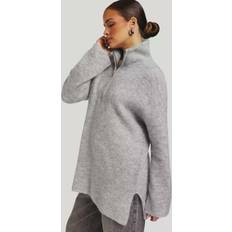 Selected Dame - Viskose Sweatere Selected Half-zip Pullover