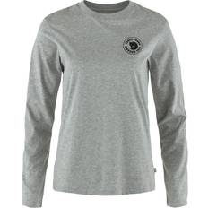 Fjällräven Dame - XXL T-shirts & Toppe Fjällräven 1960 Logo T-shirt LS Women Grey-Melange-020-999