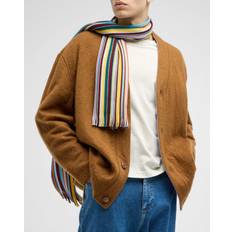 Paul Smith Halstørklæde & Sjal Paul Smith Multifarvet Stribet Tørklæde med Frynser Multicolor ONE