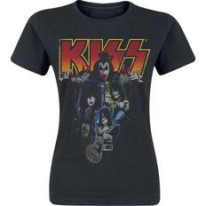 Kiss 32 - Dame Tøj Kiss T-shirt Band-Photo till Damer sort