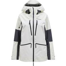 Peak Performance Dame - Gore-Tex Jakker Peak Performance Vertical Gore-tex Pro 3l Shell Jacket Women - Vintage White/Motion Grey/Marshmallow