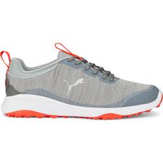 48 ½ - 6,5 - Herre Golfsko Puma Fusion Pro Spikeless Shoes Grey/Silver/Red