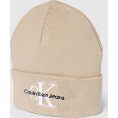 Calvin Klein Beige Hovedbeklædning Calvin Klein Jeans Knit Beanie Hat Beige