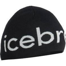 Icebreaker Herre Huer Icebreaker Merino Beanie, Men's, Black/Ecru Hthr Holiday Gift