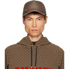 Balmain Hatte Balmain Brown Monogrammed Cap WFP MARRON/MARRON FO