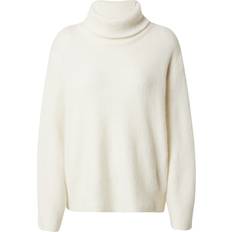 Modström Dame Sweatere Modström Adrianmd T-Neck Jumper - Soft White