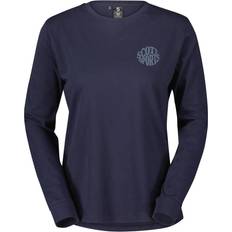 Scott Overdele Scott Fritidströja Tee Dam Graphic LS dark blue