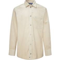 Pepe Jeans Hvid Skjorter Pepe Jeans Devon Cord Shirt White