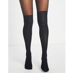 Vero Moda Dame Undertøj Vero Moda stocking illusion tights in blackL/XL
