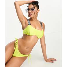 Calvin Klein Gul Bikinier Calvin Klein Womens KW0KW01985 Intense Power Tie Side Bikini Briefs Yellow Polyamide