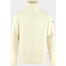 Fjällräven Herre - Hvid Sweatere Fjällräven Men's Övik Roller Neck Sweater, XL, Chalk White
