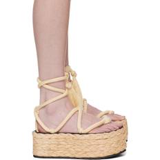 Isabel Marant Dame Espadrillos Isabel Marant Beige Elif Sandals 23NL Natural FR