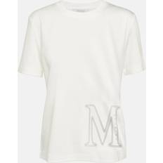 Max Mara T-shirts & Toppe Max Mara Leisure Monviso cotton-blend T-shirt white