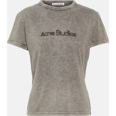 Acne Studios Jersey T-shirts Acne Studios Gray Blurred T-Shirt AA3 Faded Grey