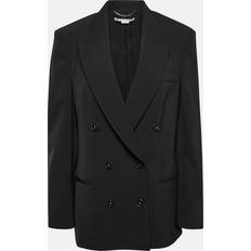 Stella McCartney Jakker Stella McCartney Oversized double-breasted wool-blend jacket black 00