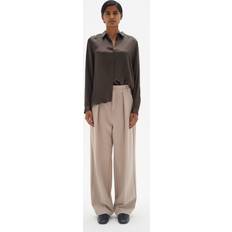 InWear Silke Tøj InWear Leonore Shirt Premium 100% Silk Kvinde Skjorter Relaxed Fit hos Magasin Americano