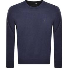 Polo Ralph Lauren Viskose Tøj Polo Ralph Lauren Double Knitted Jersey Sweatshirt Navy Heather