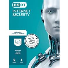 ESET Kontorsoftware ESET Internet Security 2023 5 Geräte Download & Produktschlüssel