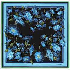 Blomstrede - Silke Tilbehør Dolce & Gabbana Bluebell-print twill scarf 90 x 90