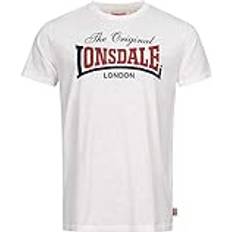 Lonsdale Herre - M T-shirts Lonsdale Aldingham T-Shirt weiß