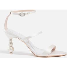 36 ½ - Dame - Hvid Højhælede sko Sophia Webster Women's Rosalind Pearl Heeled Leather Sandals