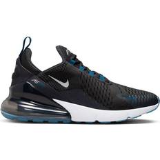 Nike 8,5 - Herre - Strikket stof Sneakers Nike Air Max 270 M - Anthracite/Industrial Blue/White/Metallic Silver