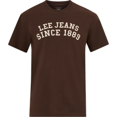 Lee T-shirts Lee T-shirt SS Brun
