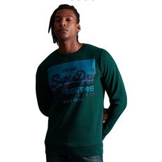Superdry Herre - M - Sweatshirts Sweatere Superdry Vintage Logo sweatshirt med rund hals, fremstillet økologisk