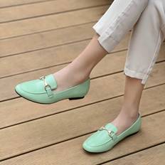 38 - Dame - Grøn Lave sko Silia dame Loafers 77-327 Green