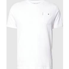 Ben Sherman Bomuld Overdele Ben Sherman T-Shirt mit Label-Detail Modell 'SIGNATURE' in Weiss, Größe
