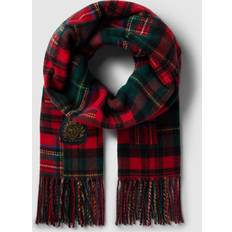 Lauren Ralph Lauren Rød Tøj Lauren Ralph Lauren Woman Scarf Red Recycled wool, Wool, Nylon