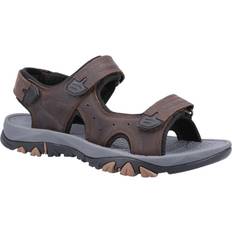 Cotswold Læder Hjemmesko & Sandaler Cotswold Mens Lansdown Leather Sandals Brown