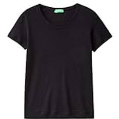 United Colors of Benetton Dame Sweatere United Colors of Benetton Damen Masche G/C M/M 1091D1M10 Pullover, Schwarz 100