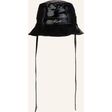 Karl Lagerfeld Hatte Karl Lagerfeld K/signature Water-resistant Bucket Hat, Woman, Black, One One