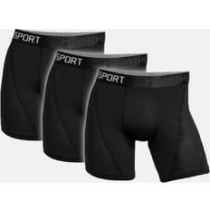 Marathon 3-pak "sport" tights mikrofiber sort