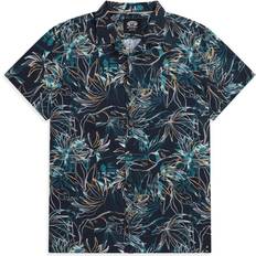 Animal 32 - Slå om Tøj Animal Mens Will Tropical Leaves Organic Shirt Blue